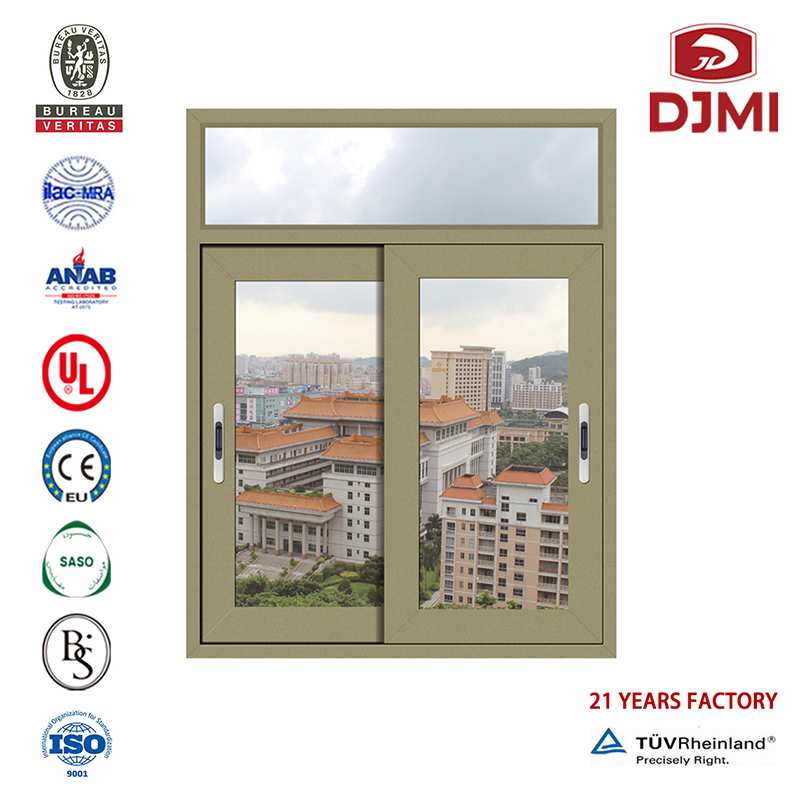 Brand New Aluminum Fixed Thermale Protection Glass Sliding Sliding Sliding Slide Window cald Vânzarea termic Pauza termică pentru Casa Pasive Aluminium Sliding Fereastra multifuncţională Euro Thermal Break System Sliding Window Germa...