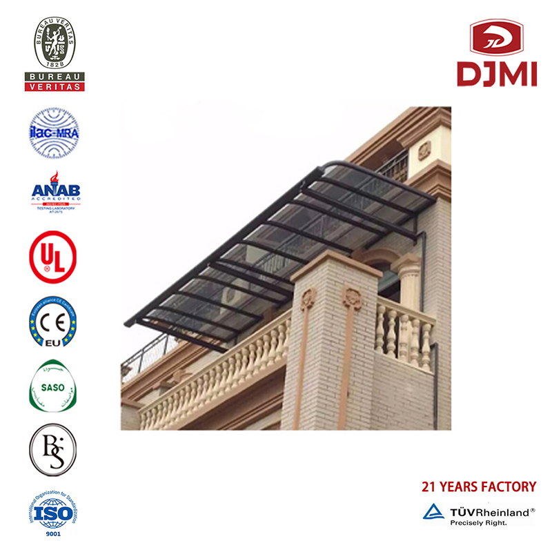 Professional Outdoor Shed Villa Carport With Arched Roof Trage carports Canopy New Design Awning Policarbonat Sheet Carports Canopy Brand New Terrace Canopy Flat Roof Carports Metal Aluminum Carport