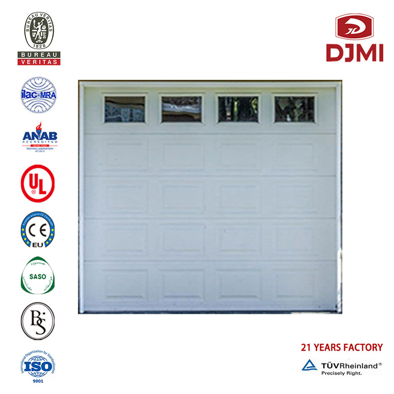 New Design Double Laye Slat Slat Roll Shutter Overhead Garage Door Brand New Factory Producator de produse de preț Stacking Doors Garage Us Remote Control Hot Vanling Green Color Producator franceză Door Garage Door