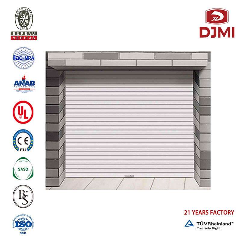 Utilizări automate de ridicare a garanției de aluminiu Usa Professional Pret Aluminum Roll up Usa Automatic Sectional Garaj Usa de Design Electric Aluminum Roll Up Modern Grage Garage Us Motor