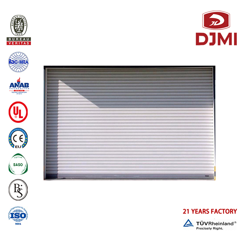 Personalizează Garajul Panoului Sectional anti Furt Usa Multiplicată de înaltă calitate Shades Clear Vision Garage Door Professional Sliding Factory Garage Automatic Cu Uşi de Galss