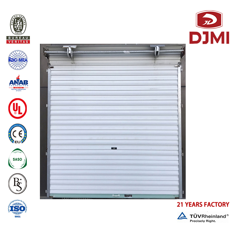 Brand New Usi Ieftin Single 16X8 Garage Door Hot Vanzarea Eletric Roll Up To Door White Garage Personalizează Garajul Secţional anti Furt