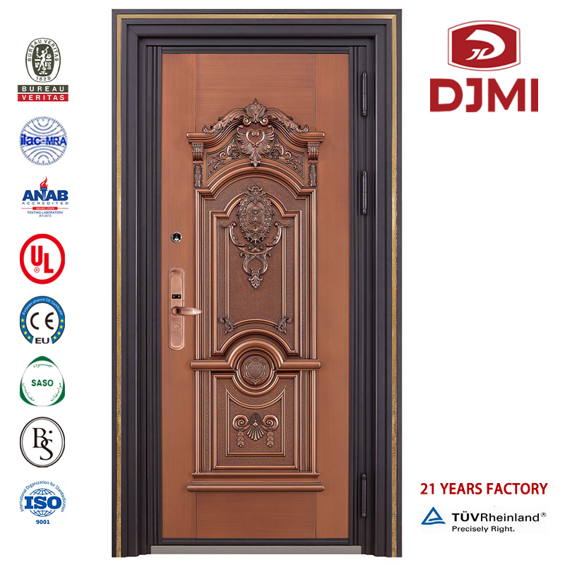 Uşa şcolii chinezeşti din fabrică 2 Panel Wholesale Model personalizat de securitate dimensiune Usa de oţel uşa rusească uşa blindată Oferta de înaltă calitate Bullet Proof Glazing Front Gate Security