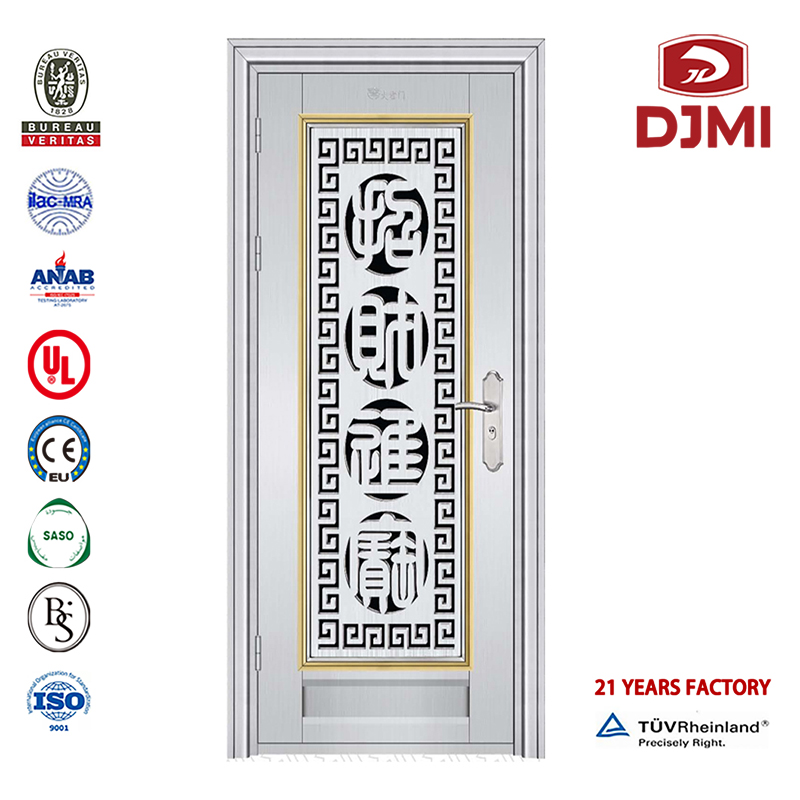 Uşi de sticlă din oţel inoxidabil noi setări Sliding Double Glass Doors Luxury Stainless Steel Door China Factory Outer Leisure Security Customized Design Spanish Style Picting with Lock System Stainless Steel Door Sheet