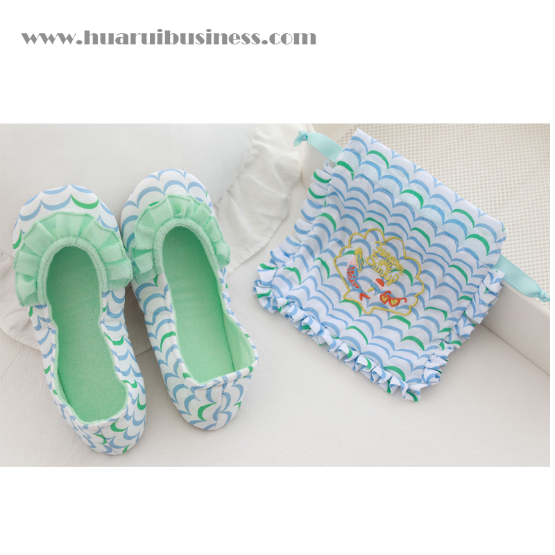 Pantoful de acasă cu dantelă, se potriveşte cu sacul de depozitare.separeted snood,filet, hairsand,bandeau
