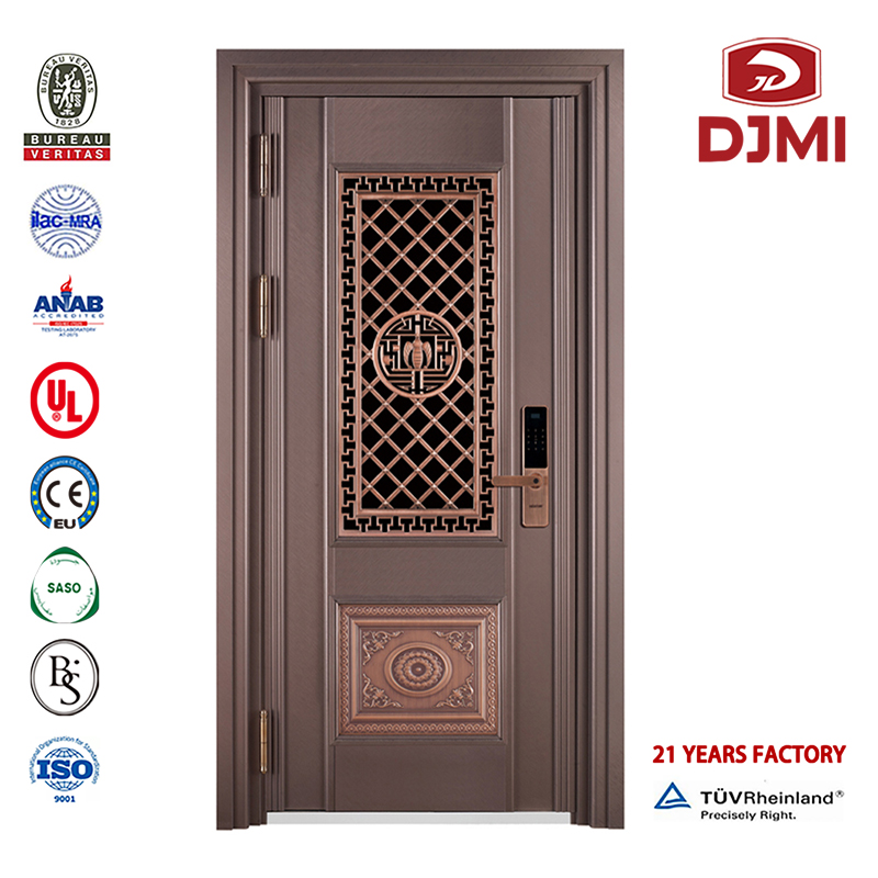 Grill Door Design noi configurări Ștampila Piele Rece Fabricată în China Sheet Colored Stainless Steel Gate Usa ușii chinezesc Fabrica de securitate Sheet Usi colorate apartament metalic metal Fireproof Presed Panel Steel