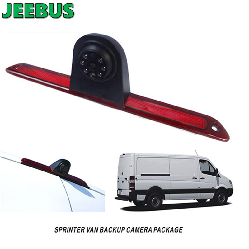 Cameră HD cu lumină de frână impermeabilă pentru viziune de noapte HD pentru Benz Sprinter VW Crafter 2007-2019
