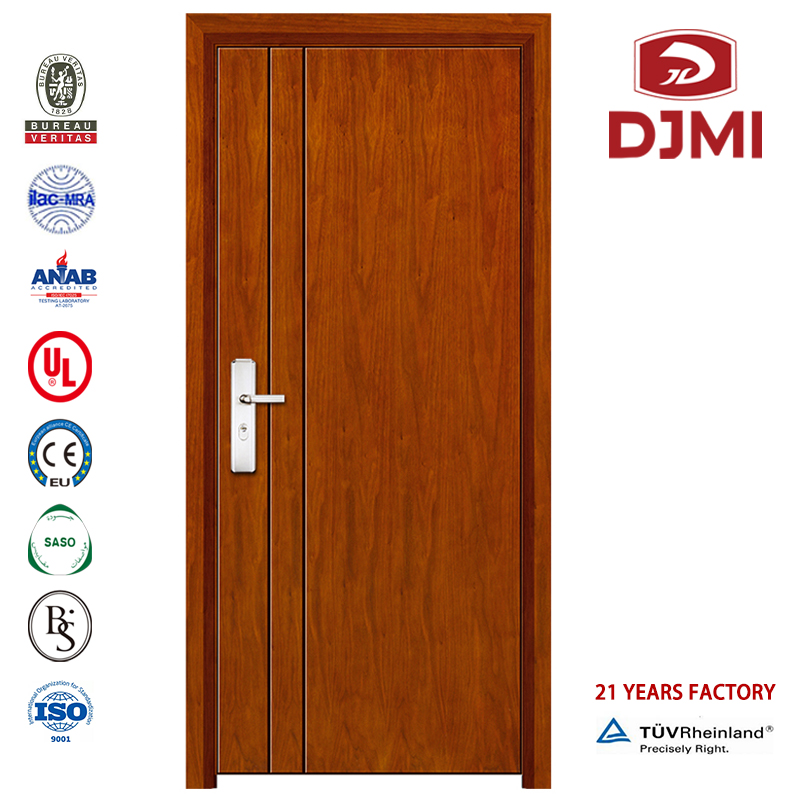 Fabrica chineză Manufactuer Fd30 Steel Fire Door Plain Solid Wood Doors High Quality Ul Certified Wood Design Modern Fire Door Usi de intrare prin lemn ieftine Design Wood Proof Fire Door Us