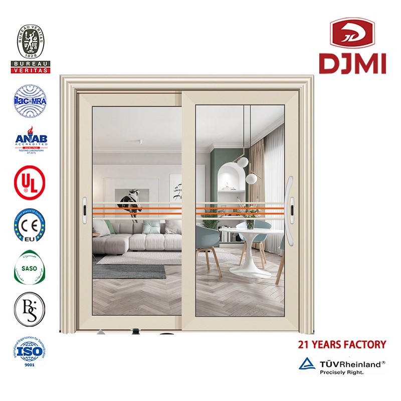 Glass Aluminium Slide Door Professional Exterior Sliding Door Limit Use Comutator American Factory Outlet Aluminum Doors și Windows New Design Commercial Swing Aluminium Sliding Door With Wooden Grain Color Factory Outlet Aluminum Doors...