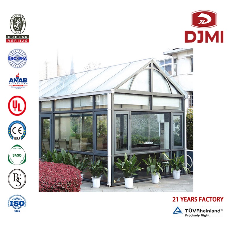 Design Conservator Aluminium Glass Sunroom multifuncţional Balconul de iarnă Aluminium Tea House Glass Sun Room Professional Veranda Sunroom Shanghai Factory Best Seller New Design Aluminum Glass Sun Room