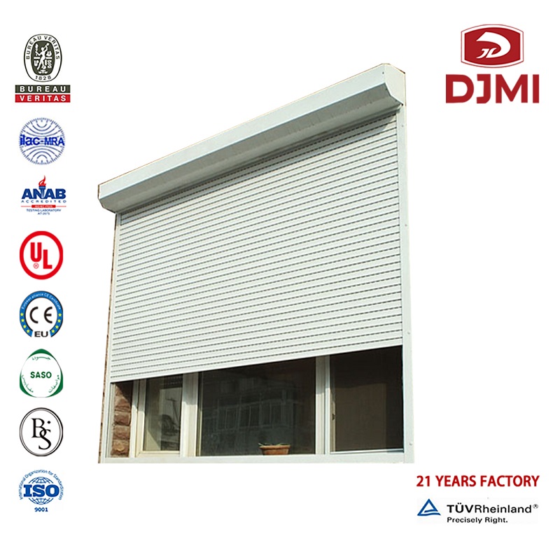Brand New Sectional Overhead Roll Factory Glass Garage Door Hot Vanling 5 Panel Exterior Suprafață negru Alluminum Garaj Usa multifuncțională de oțel secțiuni de lemn Grain usi izolate Garaj