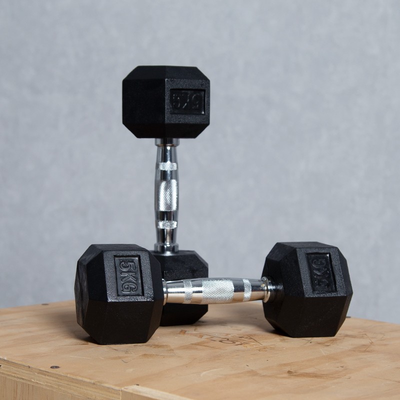 Seturi de gantere hexagonale gimnastice Seturi de greutăți solide din cauciuc Set de haltere hexagonale Hexa