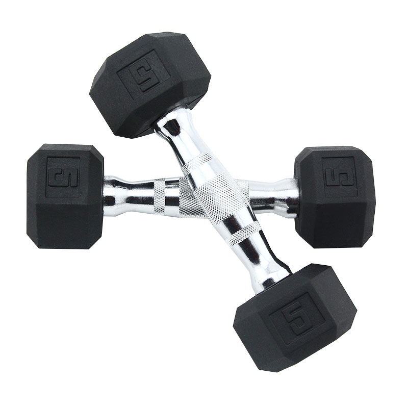 Seturi de gantere hexagonale gimnastice Seturi de greutăți solide din cauciuc Set de haltere hexagonale Hexa