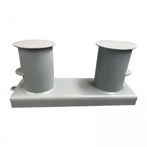 Forma creuzetului marin lustruit de bronz ancorat cu o singură/dublă cruce bitt bollards