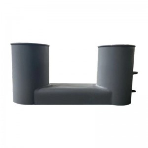 Forma creuzetului marin lustruit de bronz ancorat cu o singură/dublă cruce bitt bollards