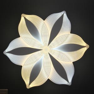 led plafon lamp ă Styllish PC capac cu rezistente la ultraviolete și împotriva îngălbenirii