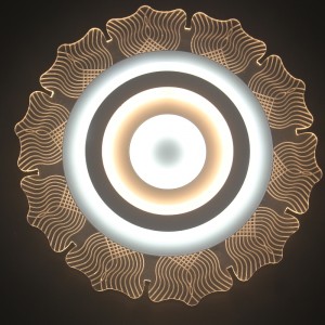 led plafon lamp ă Styllish PC capac cu rezistente la ultraviolete și împotriva îngălbenirii