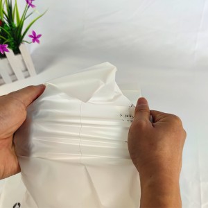 Custom biodegradable compostable mic sac de fermoar