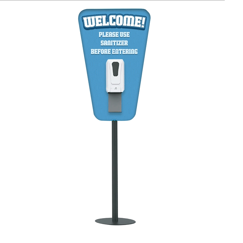 TMJ710 Floor Stand for Public Easy Assembly Iefty Metal Hand Sanitizer Afişează Rack