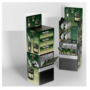 TMJ714 Producător personalizat multistrat Plastic Shelf Supermarket Milk Beverage Afișează Shelf Retail