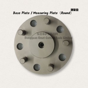 Unelte de tăiere Emet \\/ Unelte de prindere a piesei de prelucrare \\/ Placă de bază (rotundă \\/ dreptunghiulară \\/ neregulată)