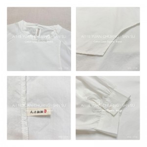 Design liber-montare Minimalist Styllish Casual Solid Color dungat Controlat personalizat supradimensionat 17738 guler rotund