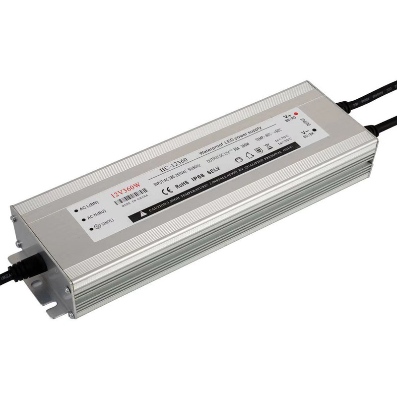 30A 12V 360W tensiune constant ă sursă de aluminiu pentru scafandri