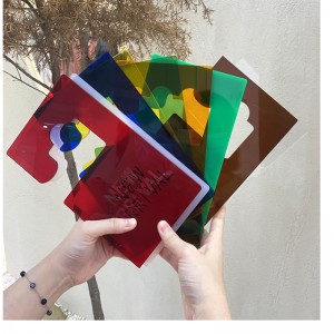 TMJ PP-539 Cu ecran acrilic personalizat brand de lux magazin de îmbrăcăminte decorare preţul etichetei panouri publicitare suport creativ