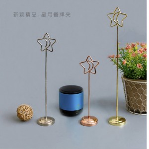 TMJ PP-540 brand high-end creative oțel inoxidabil clip vertical desktop Table track Table raft Antrep Pret de produse