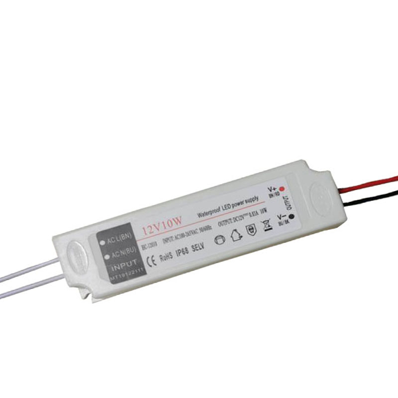 6W-12V Înveliș negru gri de aluminiu LED alimentație inteligentă de mobilier IP68 mașină de curățare
