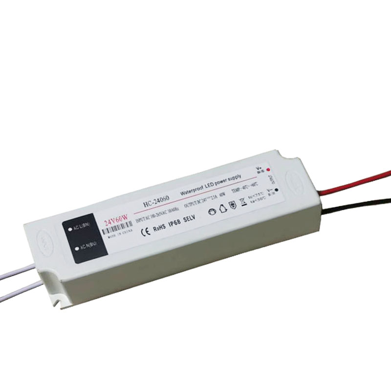 12V 60W Conducător de curent continuu cu curent continuu, cu tensiune reglată fără apă