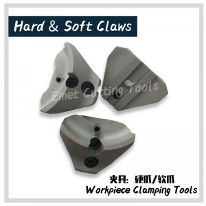 Accesorii și fitinguri pentru mașini-unelte Emet \\/ Unelte de prindere a pieselor de prelucrare \\/ Gheare dure și moi \\/ Mandrină