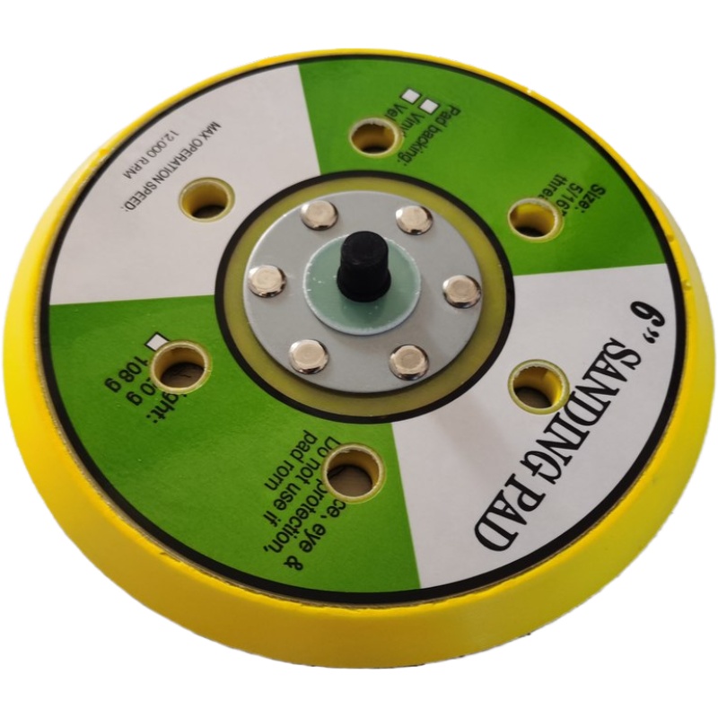 Furnizat din fabrică 125 mm Disc de rezervă de 5 inci Suport de cauciuc abraziv Suport de șlefuire pneumatic cu șlefuit pneumatic M14 150 mm M14