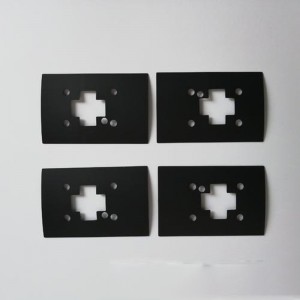 Foaie izolatoare pentru PC ignifugă Foaie izolatoare GE-EFR95 Garnitură izolatoare ignifugă de culoare neagră