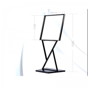 MJ PP-558 Un cadru stabil casetofoane mobile de publicitate poster pliabile suport