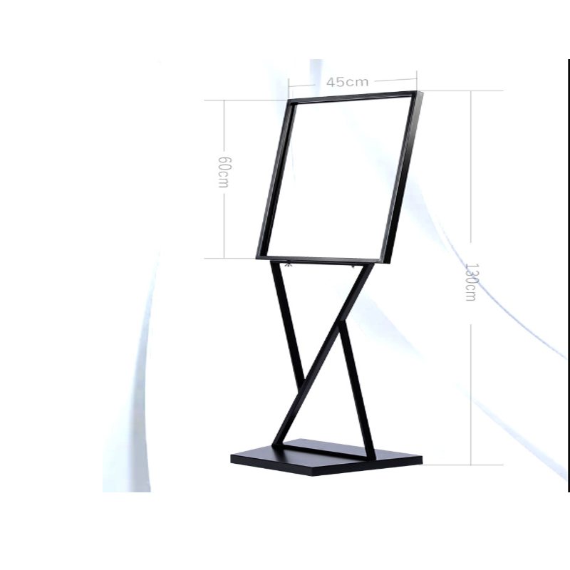 MJ PP-558 Un cadru stabil casetofoane mobile de publicitate poster pliabile suport