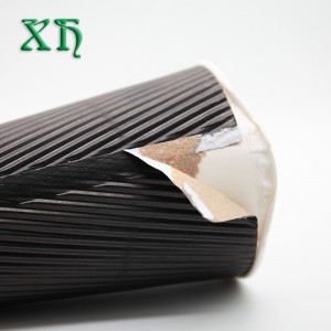 Ceașcă de hârtie de perete ondulată, biodegradabilă, de 12 oz, pentru căni de cafea fierbinte cu ridicata