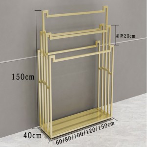 TMJ PP-564 Producător din China, design personalizat cu ridicata, suport pentru îmbrăcăminte din aur roz