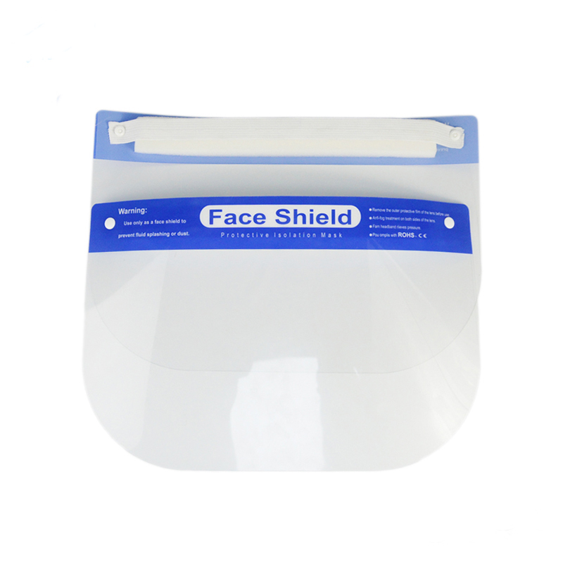 2021 Large Lents Transparent Anti Fog Protective Bubble Face Shield With Elastic Headband