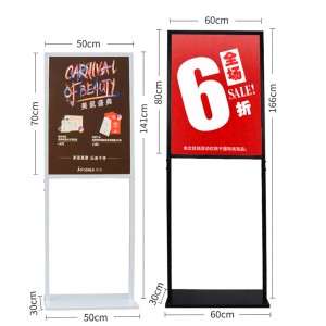 TMJ POP043 China furnizori de înaltă calitate în aer liber dublu față panou poster din plastic A-Frame trotuar Stand Stand
