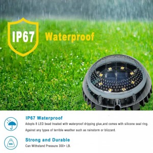 Lampă solară de sol-lumini de grădină