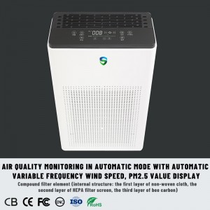 Purificator dublu (purificare activă + purificare pasivă)