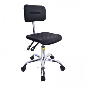 Siguranță industrială de lucru flexibil ESD scaun spumant din spumă PU pentru cameră curată