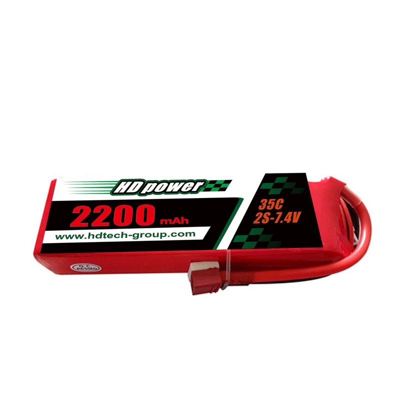 Baterie lipo HD POWER 2200mAh 35C 2S 7.4V