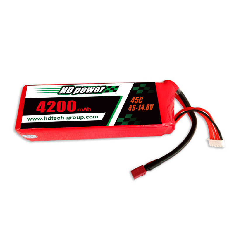 HD POWER 4200mAh 45C 4S 14.8V baterie lipo