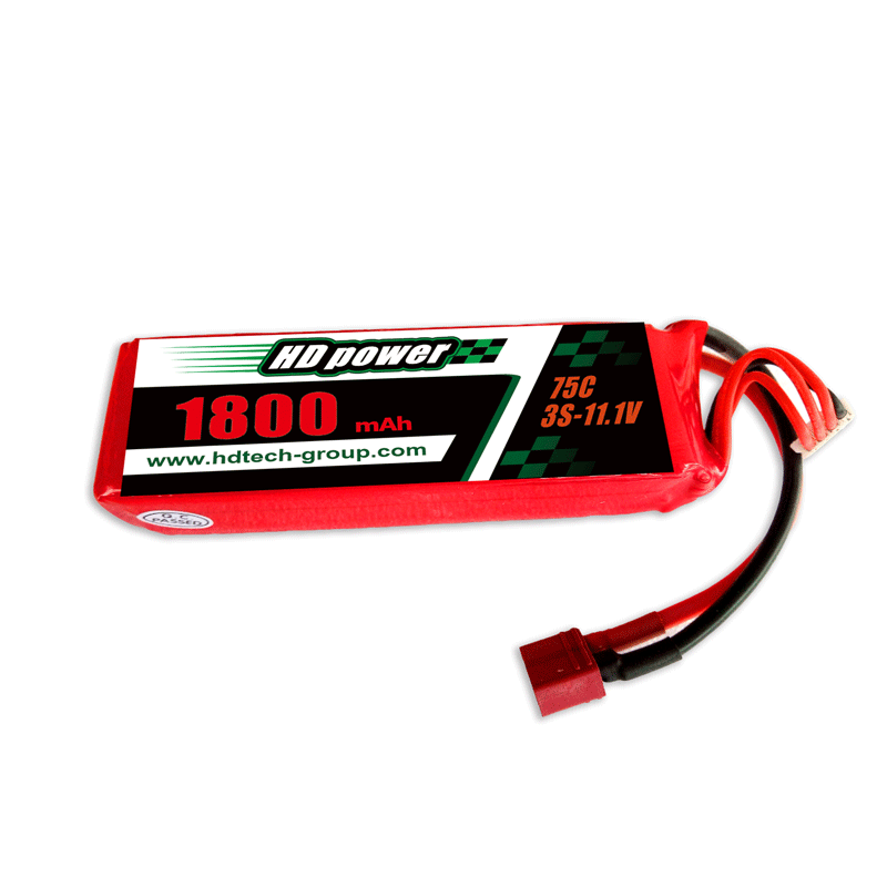 HD POWER 1800mAh 75C 3S 11.1V baterie lipo