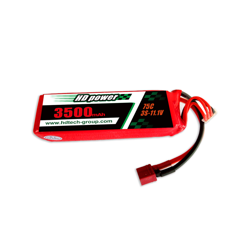 HD POWER 3500mAh 75C 3S 11.1V baterie lipo