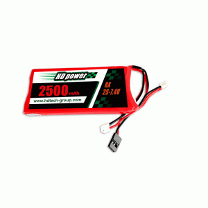 Baterie LiPO HD POWER 2500mAh 3C 2S 7.4V pentru receptor și emițător