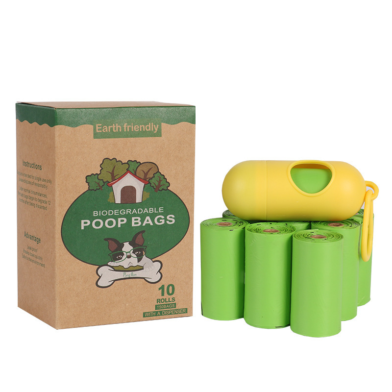 Saci de Poop ecologică pentru câini, saci pentru câini, amidon din porumb Biodegradabile