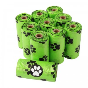 Cornamidon Compostable Corn Starch Pet Waste Biodegradable Dog Poop Bag Disposable Eco Friendly Dog Waste Bag